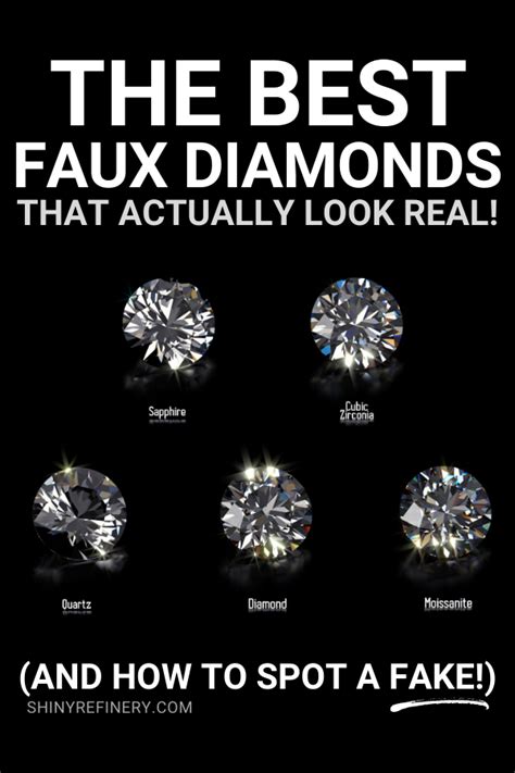 real or fake diamonds chart